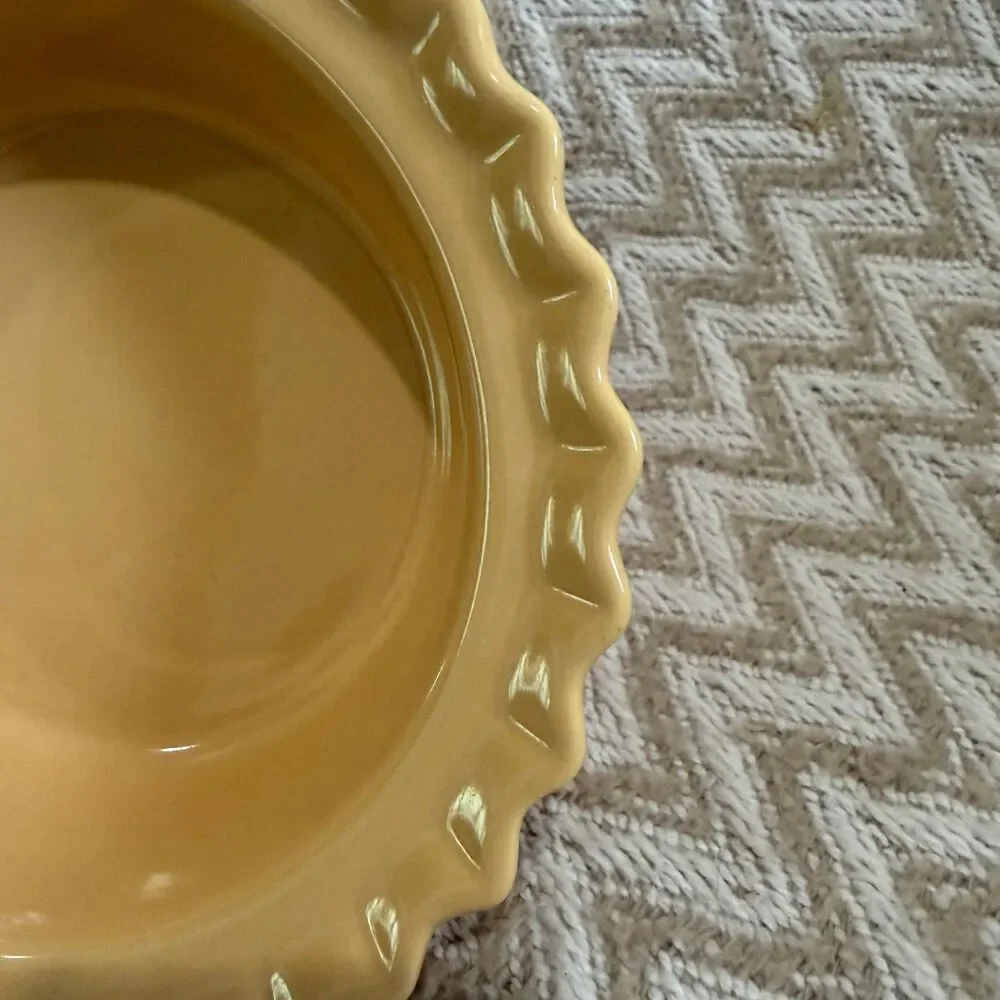 Vintage Chantal 5” 1.5 Cup Individual Pie Dish Scalloped Edge Stoneware